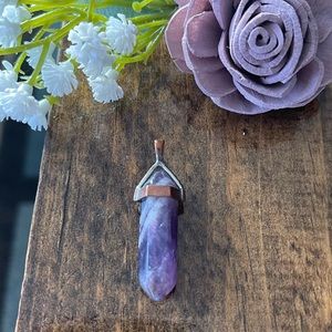 Amethyst Crystal Pendant
